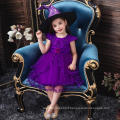 With Hat 2019 New Children Kids Clothing Frock Designs Baby Girl Birthday Party Wear Tulle Flower Girl Halloween Girl Party Dres